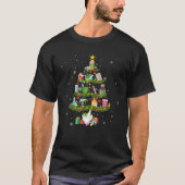 Farmaceutisch blaasje met kerstpillen t-shirt (Voorkant)
