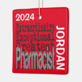 Farmaceutisch specialist CUSTOM Keramisch Ornament (Links)