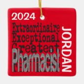 Farmaceutisch specialist CUSTOM Keramisch Ornament (Voorkant)
