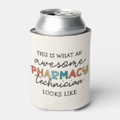 Farmaceutisch technicus Geweldige farmacie Tech Fu Blikjeskoeler (Blikje Voorkant)