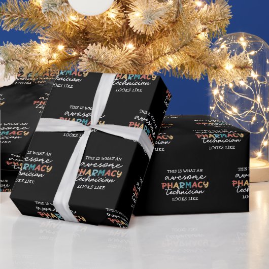 Farmaceutisch technicus Geweldige farmacie Tech Fu Cadeaupapier (Feestdagen)