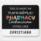 Farmaceutisch technicus Geweldige farmacie Tech Fu Muismat (Voorkant)