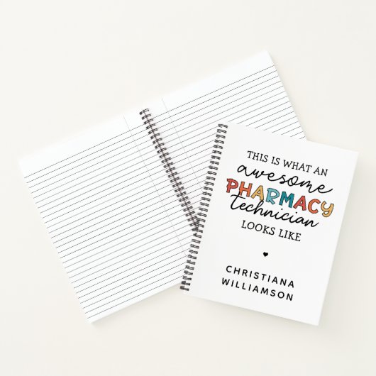 Farmaceutisch technicus Geweldige farmacie Tech Fu Notitieboek (Binnen)