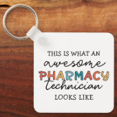 Farmaceutisch technicus Geweldige farmacie Tech Fu Sleutelhanger (Voorkant)