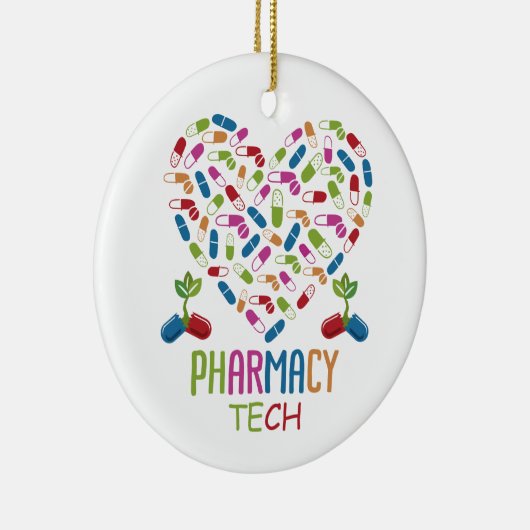 Farmaceutisch technicus keramisch ornament (Rechts)