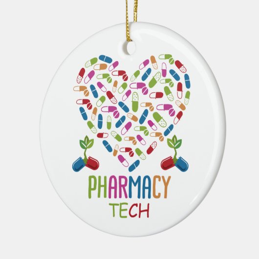 Farmaceutisch technicus keramisch ornament (Links)