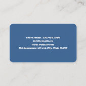 farmaceutisch visitekaartje (Achterkant)