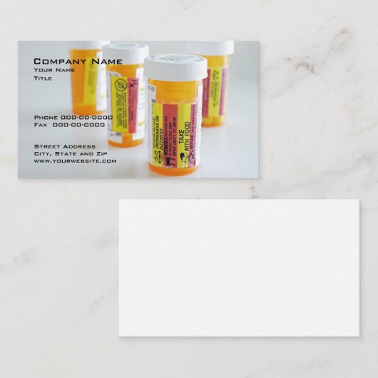 Farmaceutisch Visitekaartje (Voorkant / Achterkant)