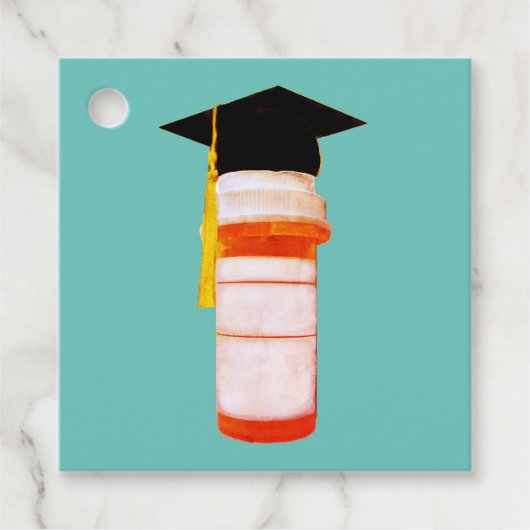 Farmaceutische Afstuderen Bedankjes Labels (Voorkant)