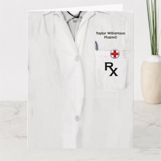 Farmaceutische Afstuderen Kaart (Voorkant)