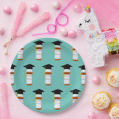 Farmaceutische Afstuderen Papieren Bordje (Feest)