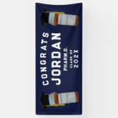 Farmaceutische Afstuderen Spandoek (Verticaal)