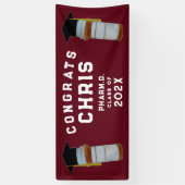 Farmaceutische Afstuderen Spandoek (Verticaal)