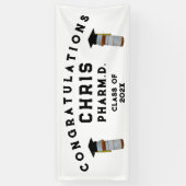 Farmaceutische Afstuderen Spandoek (Verticaal)