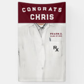 Farmaceutische Afstuderen Spandoek (Verticaal)