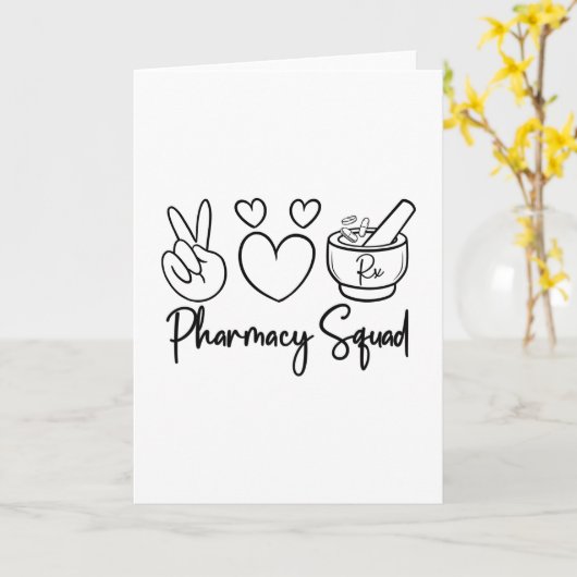 Farmaceutische apotheker kaart (Gele Bloem)