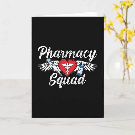 Farmaceutische apotheker kaart (Gele Bloem)