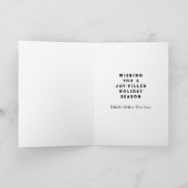 Farmaceutische apotheker kerstkaarten voor feestda feestdagen kaart (Binnen)