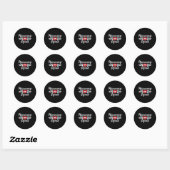 Farmaceutische apotheker ronde sticker (Vel)