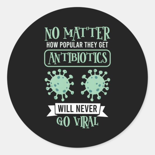 Farmaceutische apothekersschool ronde sticker (Voorkant)