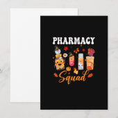 Farmaceutische bemanningsleden grappige pillen naj kaart (Voorkant / Achterkant)