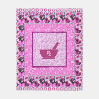 Farmaceutische bloem Pharmacy Tech Pills Fleece Deken