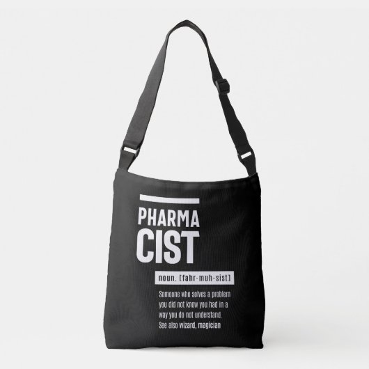 Farmaceutische definitie Funny Gift Classic Crossbody Tas (Voorkant)
