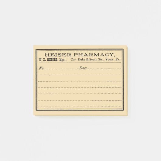  Farmaceutische Etiket Post-it® Notes (Voorkant)