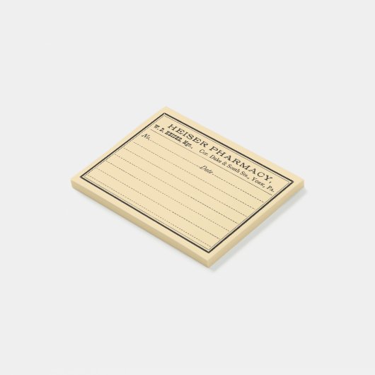  Farmaceutische Etiket Post-it® Notes (Schuin)