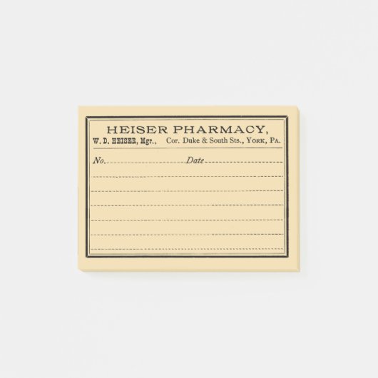  Farmaceutische Etiket Post-it® Notes (Voorkant)