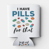 Farmaceutische farmaceutische techniek waarvoor ik blikjeskoeler (Achterkant)