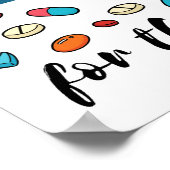 Farmaceutische farmaceutische techniek waarvoor ik poster (Hoek)