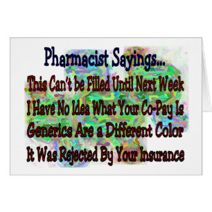 Farmaceutische gezegden: "Je weet dat je apotheker