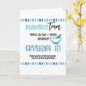 Farmaceutische groep bedankt kaart (Gele Bloem)