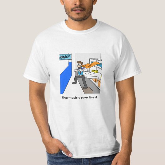 Farmaceutische helden t-shirt (Voorkant)