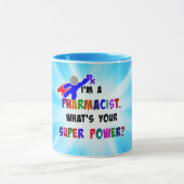 Farmaceutische humor, kleurrijk ontwerp mok (Midden)