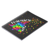 Farmaceutische kerstman Funny Xmas apotheker Gift Notitieboek (Linkerzijde)