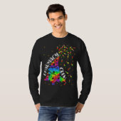 Farmaceutische kerstman Funny Xmas apotheker Gift T-shirt (Voorkant volledig)