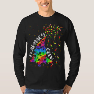 Farmaceutische kerstman Funny Xmas apotheker Gift T-shirt