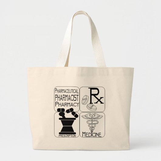 Farmaceutische LOGO Grote Tote Bag (Voorkant)