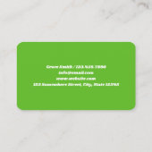 Farmaceutische Medicatie Visitekaartje (Achterkant)