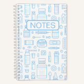 Farmaceutische Medische Geneesmiddelen Notitieboek (Voorkant)