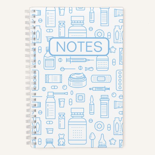 Farmaceutische Medische Geneesmiddelen Notitieboek (Voorkant)