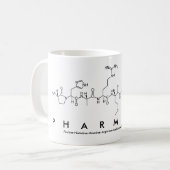 Farmaceutische mok peptidewoord (Voorkant links)