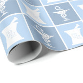 Farmaceutische symbool | apotheker | Farmaceutisch Cadeaupapier (Rol Hoek)