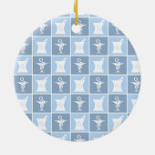 Farmaceutische symbool | apotheker | Farmaceutisch Keramisch Ornament (Achterkant)