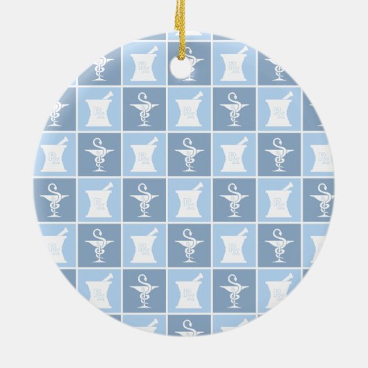 Farmaceutische symbool | apotheker | Farmaceutisch Keramisch Ornament (Achterkant)