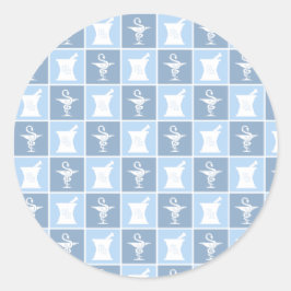 Farmaceutische symbool | apotheker | Farmaceutisch Ronde Sticker