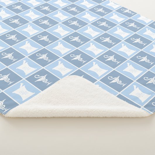 Farmaceutische symbool | apotheker | Farmaceutisch Sherpa Deken (3/4)