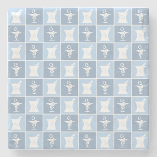 Farmaceutische symbool | apotheker | Farmaceutisch Stenen Onderzetter (Voorkant)